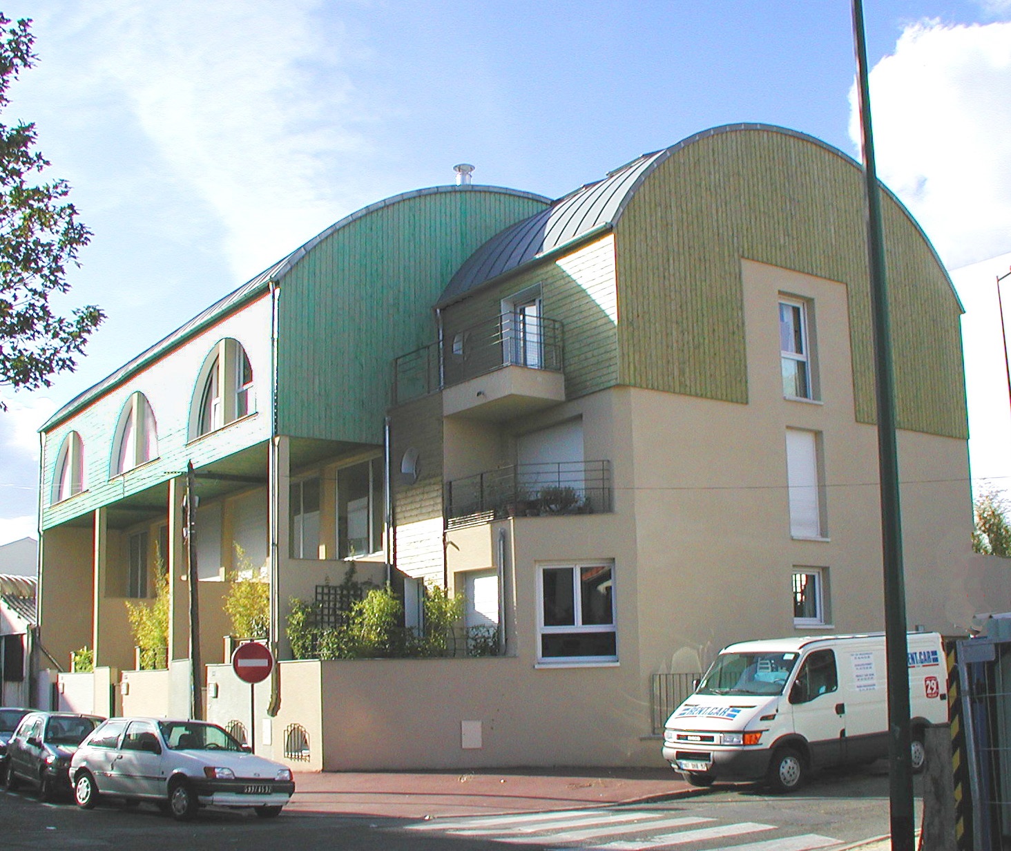 4 Maisons de Ville Issy-les-Moulineaux Photo Façade Vue de Rue