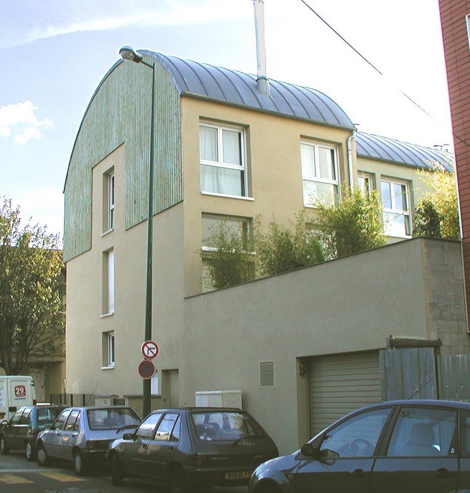 4 Maisons de Ville Issy-les-Moulineaux Photo Façade Vue de Rue